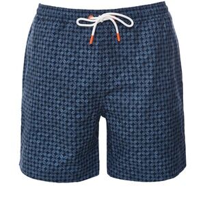 Swims Swim Shorts Panza Blue Geometric Pattern XL Beach Vacation Resortwear